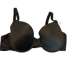 Motherhood Maternity Lightly Lined Full Coverage Underwire Nursing black Bra 38D